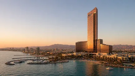 ynn Al Marjan Island at sunset — project management based in Ras Al Khaimah